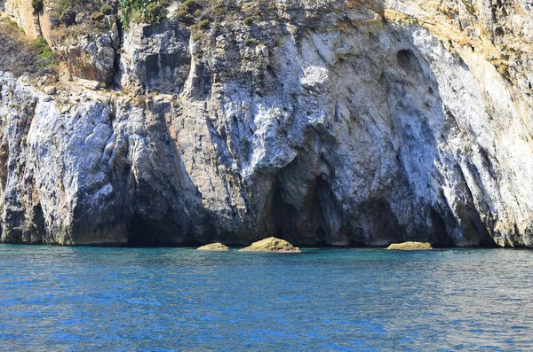 Grecia Grotte Vicino Kastro Sull Isola Skiathos — Foto Stock