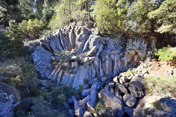 スペイン カナリア諸島 テネリフェ島 ピエドラ ロサ別名ラ テイデという名前の岩の形成 — ストック写真