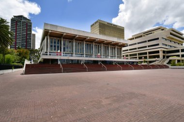 Perth, Wa, Avustralya - 28 Kasım 2017: Konser salonunda Batı Austrlia başkenti Perth