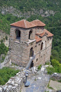 Bulgaristan, eski kilise Tanrı kutsal anne Ortaçağ ali Kalesi'nın