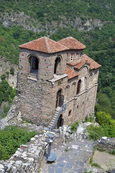 Bulgarie Ancienne Église Sainte Mère Dieu Dans Forteresse Médiévale Asen — Photo