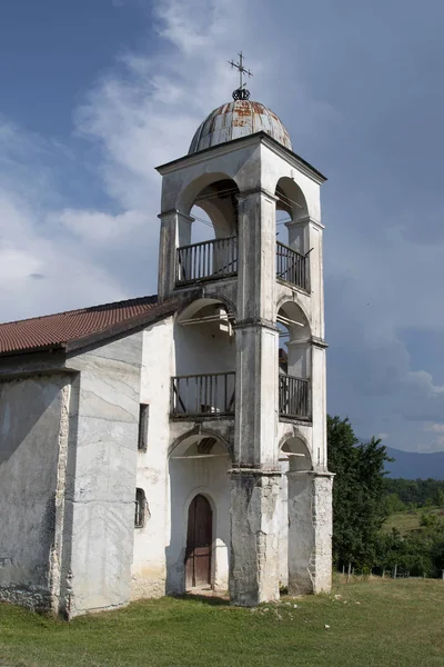 Bulgária Melnik Igreja Abandonada Com Torre Sineira — Fotografia de Stock