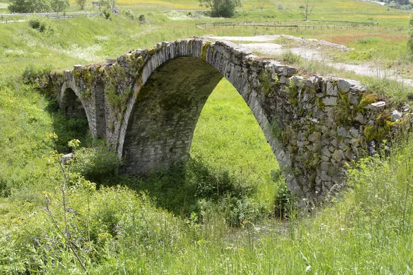 Βουλγαρία Παλιό Πέτρινο Γεφύρι Κοντά Φράγματα Ντόσπατ — Φωτογραφία Αρχείου