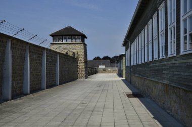 Avusturya, konsantrasyon kampına Mauthausen, Holocaust memorial Upper Austria WWII dan