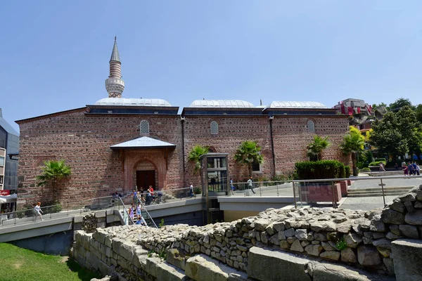 Plovdiv Bulgaria Junio 2018 Personas Identificadas Parte Del Antiguo Foro — Foto de Stock