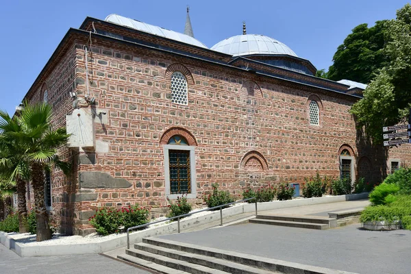 Bulharsko Plovdiv Mešita Džumaja Slunce Telefonickému Obvod Kapana Centru Města — Stock fotografie