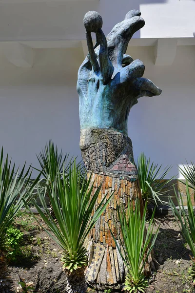 Plovdiv Bulgaria June 2018 Modern Sculpture Old Town District Aka — Stock Photo, Image