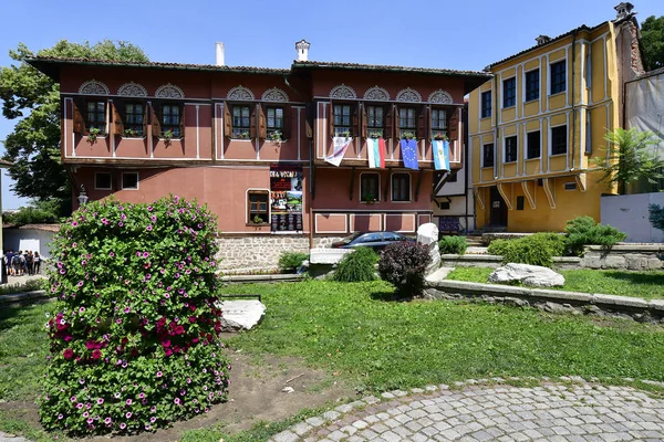 Plovdiv Bulgarie Juin 2018 Maison Balabanov Dans Quartier Vieille Ville — Photo