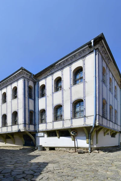 Plovdiv Bulgaria Junio 2018 Edificio Estructura Tradicional Casco Antiguo Staria — Foto de Stock