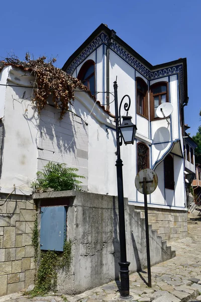 Bulgaria Plovdiv Edificio Estructura Tradicional Distrito Ciudad Vieja Alias Staria —  Fotos de Stock