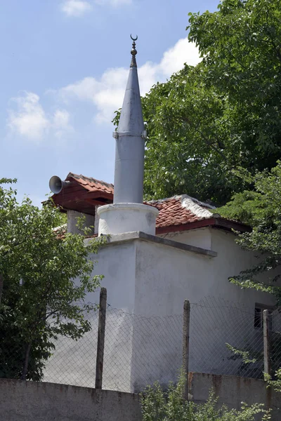 Bulharsko Minaret Venkovské Vesnice Murgovo — Stock fotografie