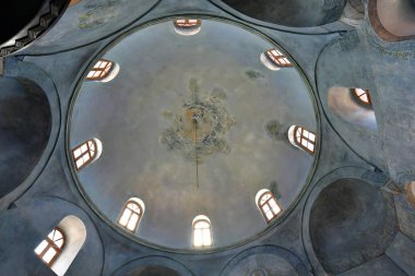 16. yüzyılda Yunanistan, Kavala, genel Ortaçağ Halil Bey Camii, kubbe inşa