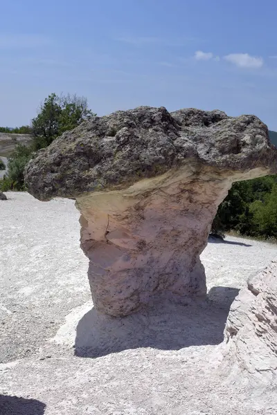 Bulgaria Natural Phenomenon Rock Formation Named Mushroom Rocks Aka Stone — Stock Photo, Image