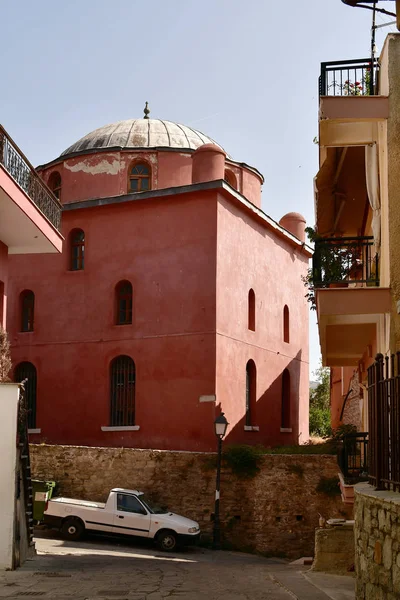 Grecia Kavala Mezquita Medieval Halil Bey Del Siglo Xvi Distrito —  Fotos de Stock