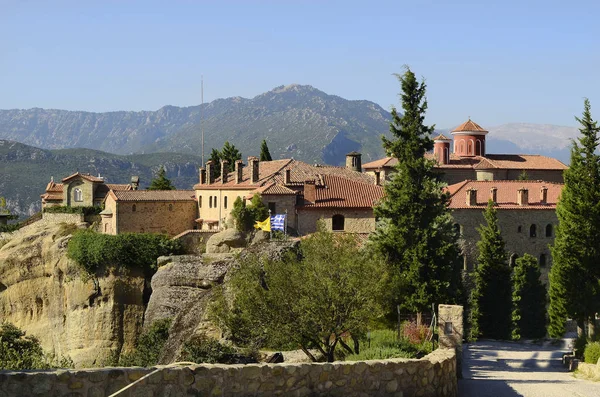 Greece Nunnery Saint Stephen One Monasteries Meteora — Stock Photo, Image