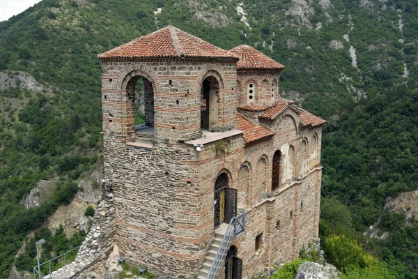 Bulgária Antiga Igreja Santa Mãe Deus Fortaleza Medieval Asen — Fotografia de Stock