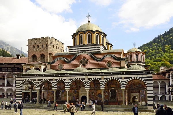 Rila Bulgaria September 2013 Orang Orang Tak Dikenal Situs Warisan — Stok Foto