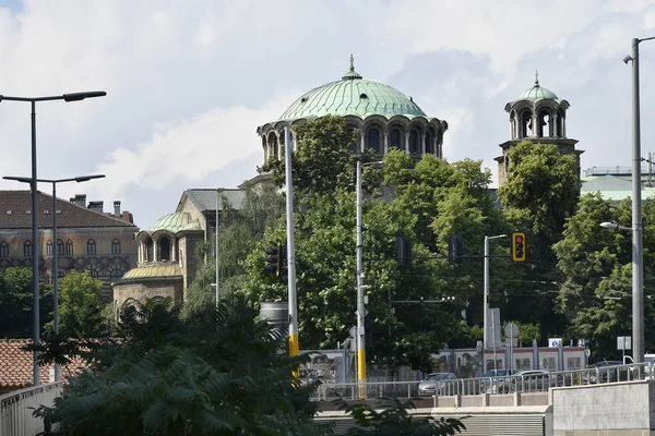 Bulgarien Sofia Ortodoxa Kyrkan Nedelya Aka Sveta Nedelja Serdica Fyrkantig — Stockfoto