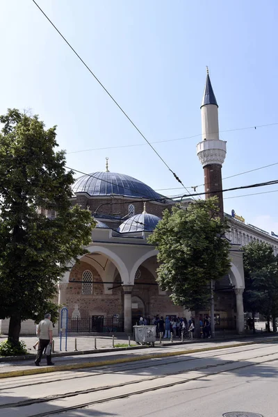 Sofie Bulharsko Června 2018 Neznámých Lidí Banya Bashi Mosque Největší — Stock fotografie