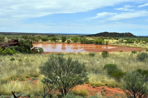 Australia Reserva Pública Conservación Ewaninga Área Con Grabados Prehistóricos — Foto de Stock