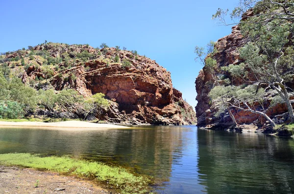 Australië Ellery Creek Groot Gat Meer Waterput Nationaal Park West — Stockfoto