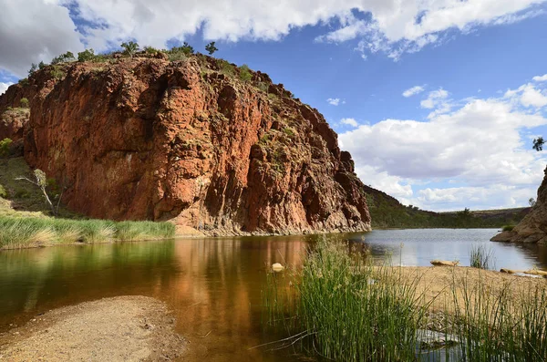 Austrálie Glen Helen Západním Mcdonnell Oblast Národního Parku Pěkné Místo — Stock fotografie