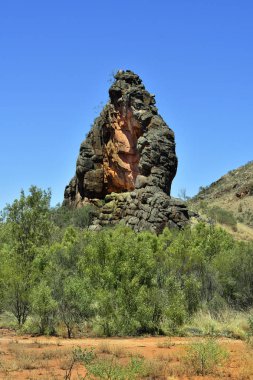 Avustralya, Nt, Mcdonnell aralığı, Corroberee yerli bir site rock