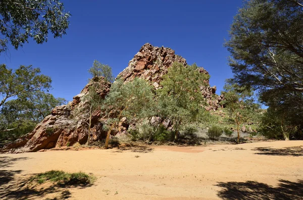 Australië Emily Gap Nationaal Park East Mcdonnell Range — Stockfoto