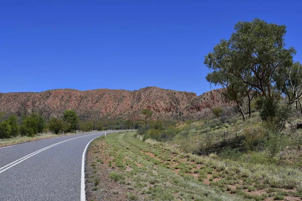 Australia Ross Autostrada Nel Parco Nazionale East Mcdonnell Range — Foto Stock