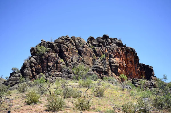 Australia Corroboree Rock Parque Nacional East Mcdonnell Range Sitio Sagrado —  Fotos de Stock