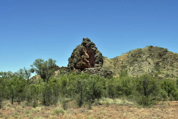 Australia Corroboree Rock Nel Parco Nazionale East Mcdonnell Range Luogo — Foto Stock