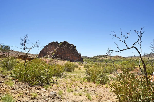 Australia Corroboree Rock Parque Nacional East Mcdonnell Range Sitio Sagrado — Foto de Stock