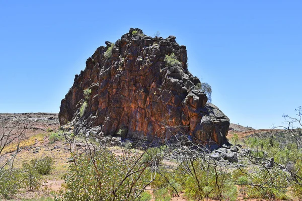 Australia Corroboree Rock Parque Nacional East Mcdonnell Range Sitio Sagrado — Foto de Stock