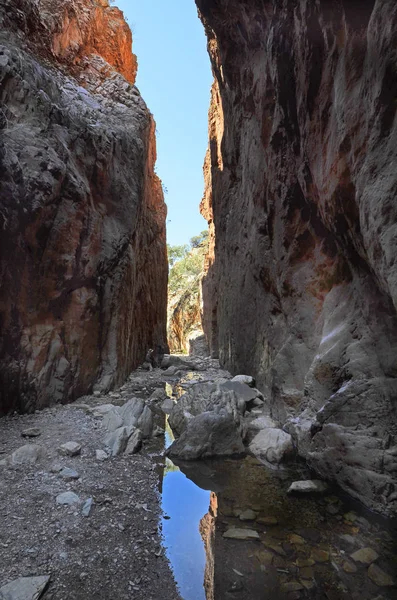 Austrálie Standley Chasm Mcdonnell Oblast Národního Parku — Stock fotografie