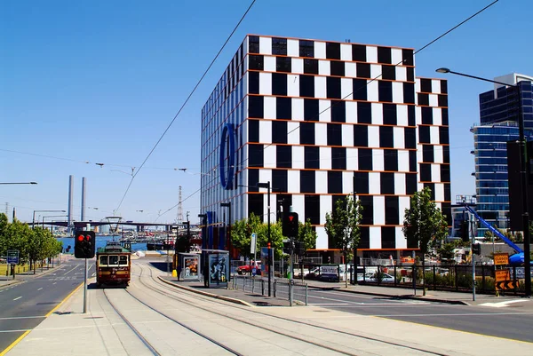 Melbourne Vic Austrálie Listopadu 2006 Přístavní Čtvrť City Circle Tram — Stock fotografie