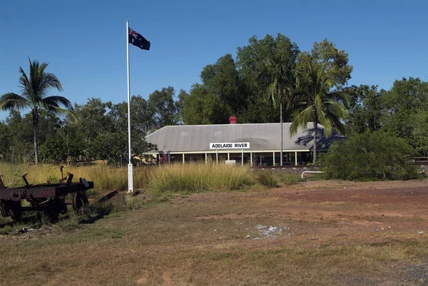 Australia Stacja Kolejowa Ghan Adelaide River Terytorium Północnym — Zdjęcie stockowe