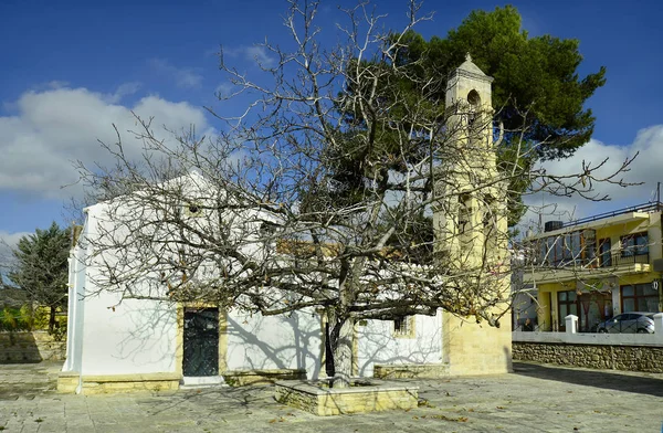 Archanes Grécia Dezembro 2013 Igreja Panagia Aldeia Archanes Ilha Creta — Fotografia de Stock