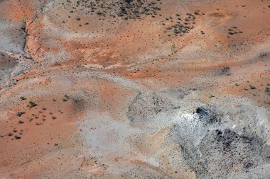 Alice Springs etrafında taşra peyzaj içinde Avustralya, Nt, havadan görünümü