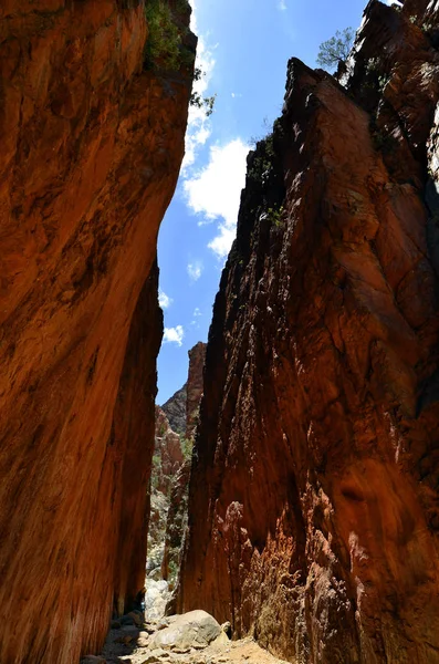 Australien Bemerkenswerte Standley Schlucht Mcdonnell Range Nationalpark — Stockfoto