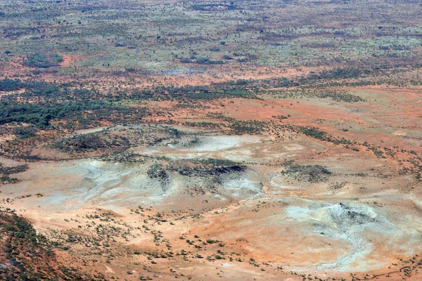 Australien Luftaufnahme Über Die Outback Landschaft Rund Die Alice Quellen — Stockfoto