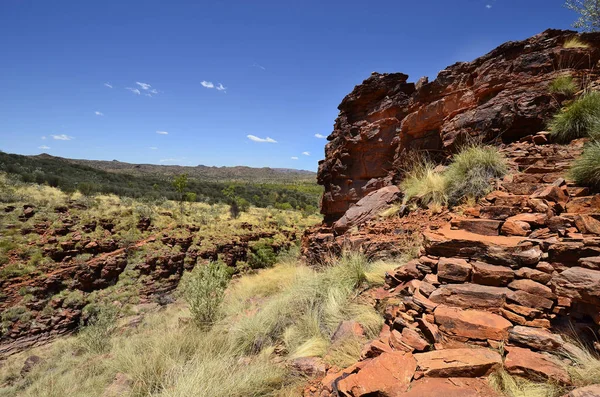 Australia Sendero Sobre Rocas Del Desfiladero Trephina Parque Nacional East —  Fotos de Stock