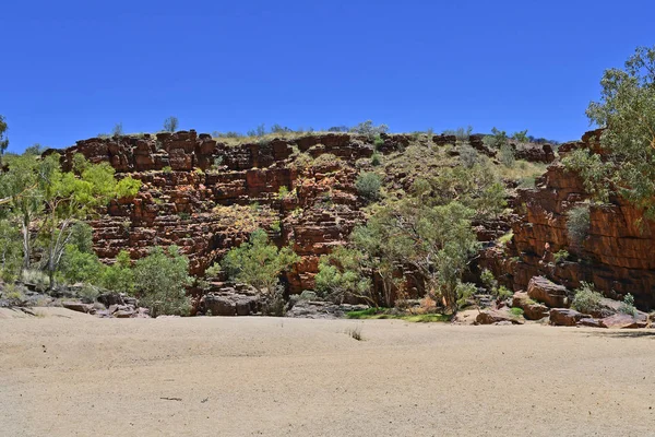 Australia Trephina Gorge East Mcdonnell Range National Park Dry Riverbed — Stock Photo, Image