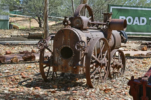 Alice Springs Australien November 2017 Gamla Verktyg Och Utrustning Ghan — Stockfoto