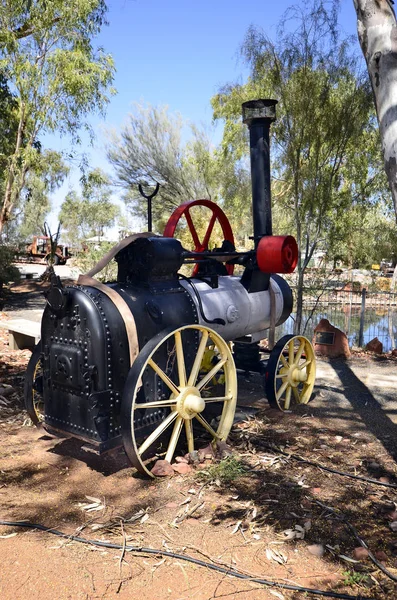 Alice Springs Avustralya Kasım 2017 Vintage Buhar Araca Ghan Müze — Stok fotoğraf