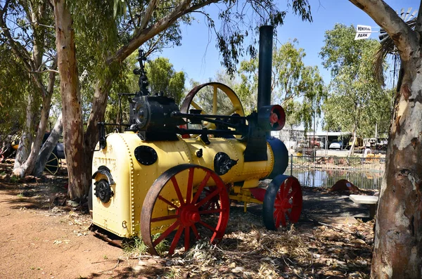 Alice Springs Australia Novembre 2017 Veicolo Vapore Vintage Nel Museo — Foto Stock