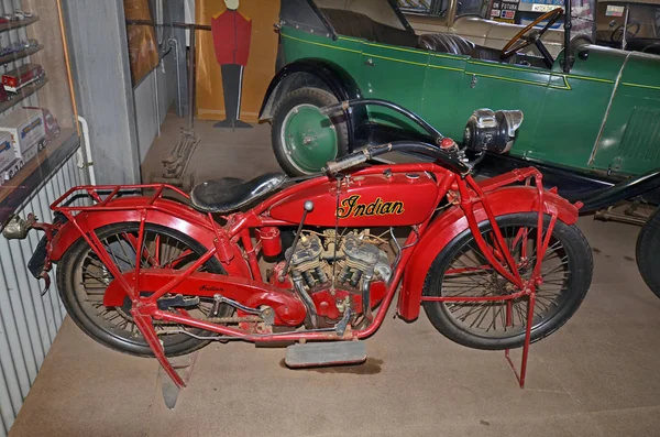 Alice Springs Austrália Novembro 2017 Carros Antigos Bicicletas Museu Ghan — Fotografia de Stock