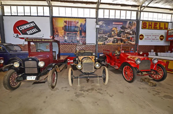 Alice Springs Polska Listopada 2017 Vintage Samochody Muzeum Ghan Odbioru Obrazy Stockowe bez tantiem