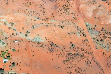 Taşra Alice Springs güneyinde grupta için Avustralya, Nt, havadan görünümü