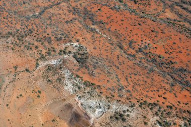 Avustralya, Nt, arial görünümü güneyinde Alice Springs peyzaj üzerinde
