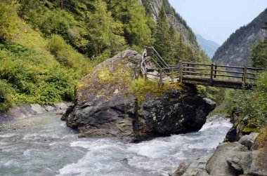 Avusturya, Tirol, Umbal şelale Virgen Valley, East Tyrol'deki /